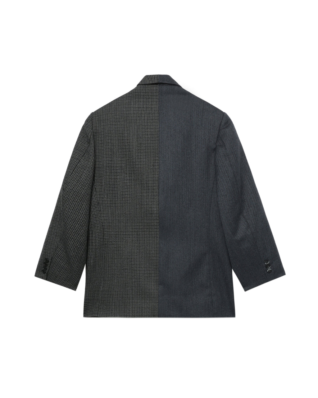 Two tone single-breasted blazer