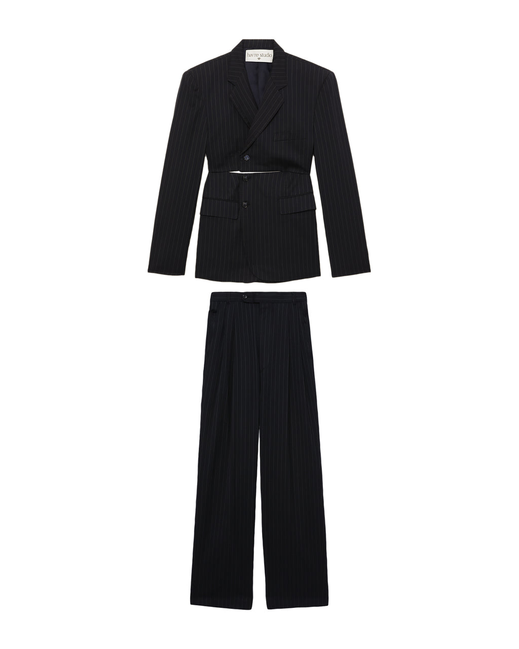 Pinstripe suit set