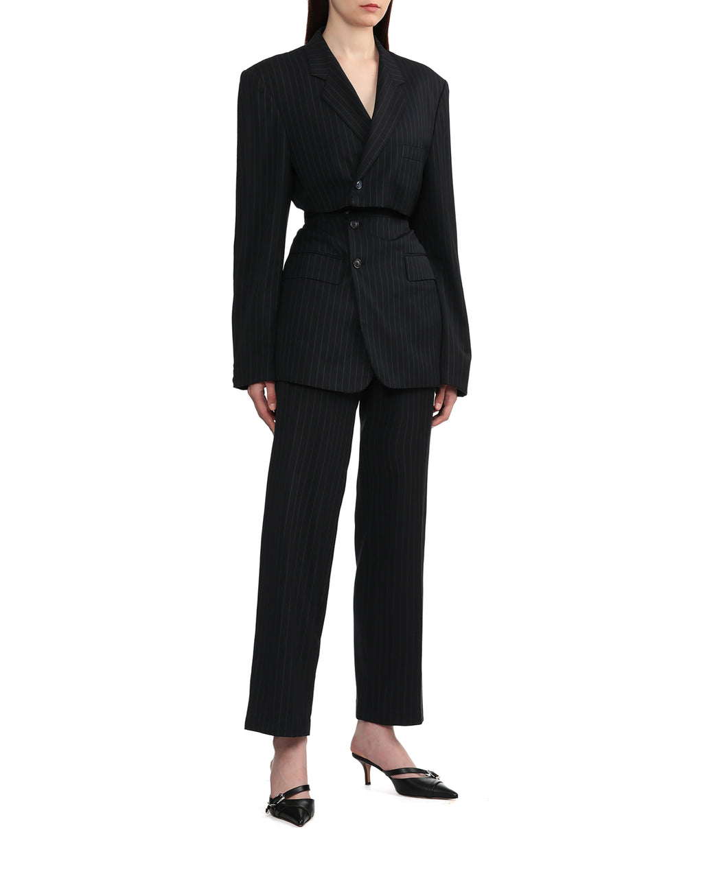 Pinstripe suit set