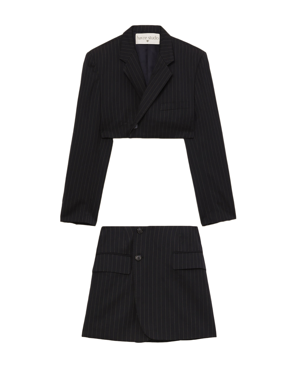 Pinstripe suit set