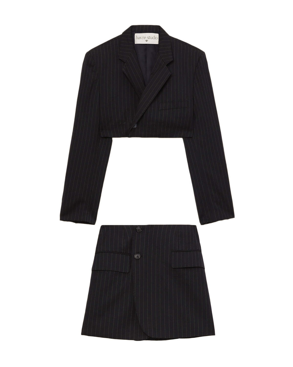 Pinstripe suit set