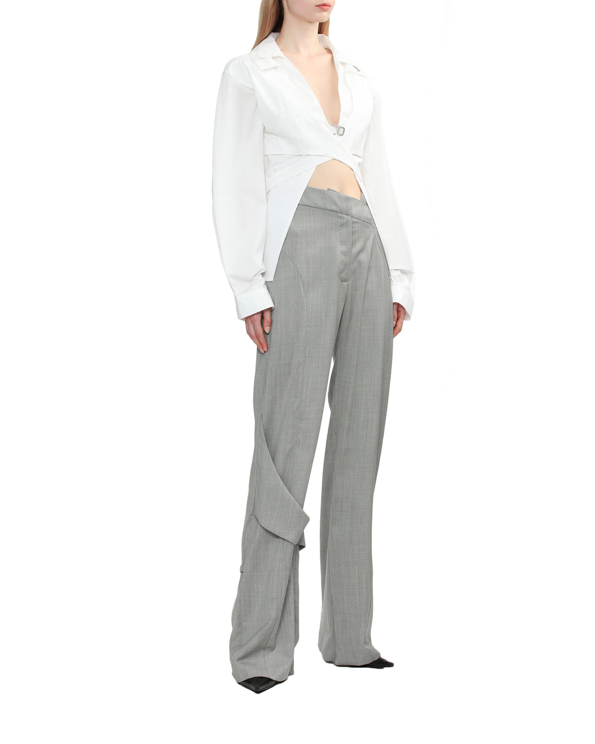 Fluid tailored pants