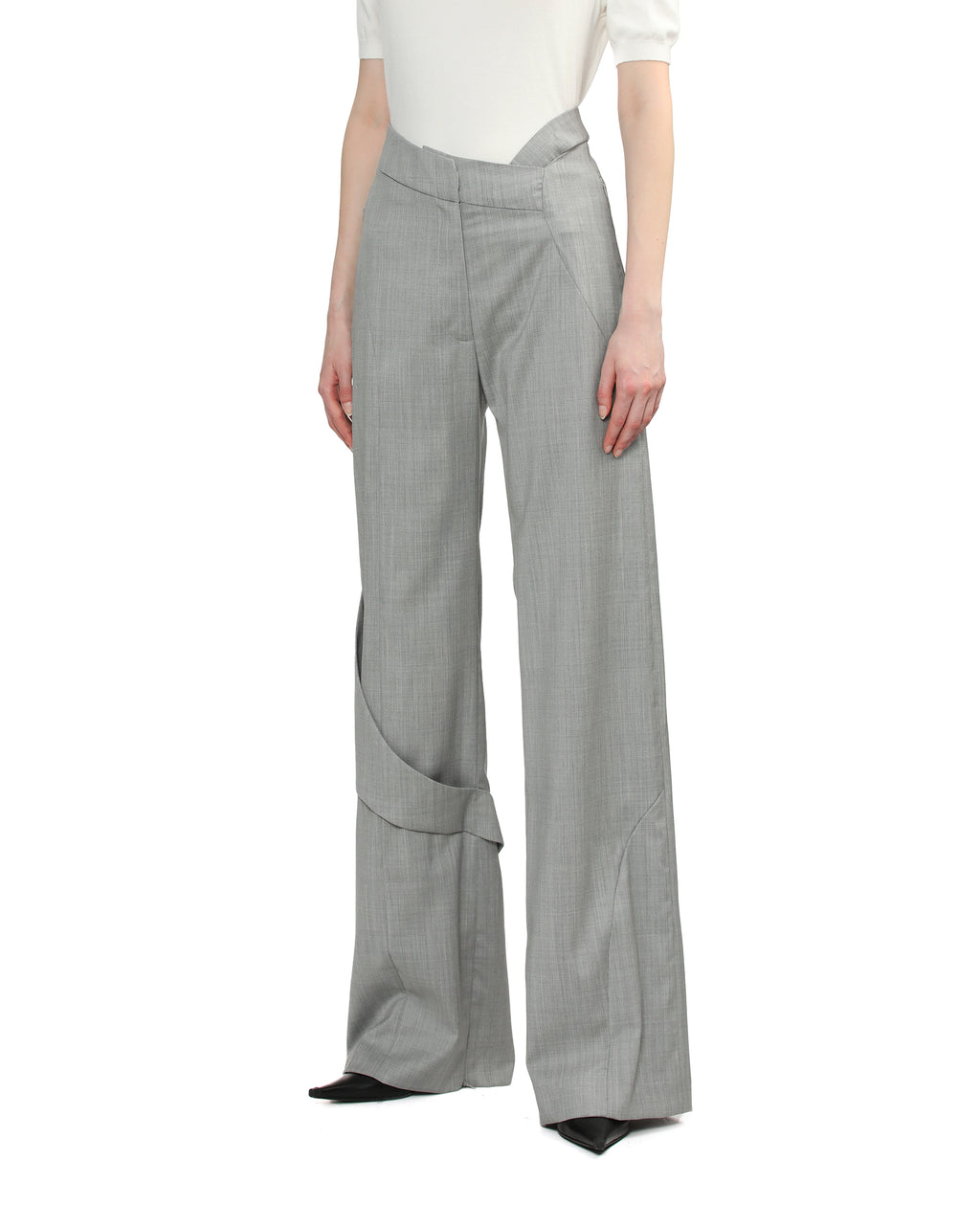 Fluid tailored pants