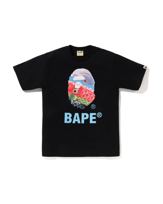 A BATHING APE Carp Streamer Photo Ape Head Tee