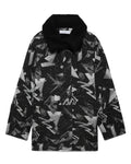 Patterned padded coat