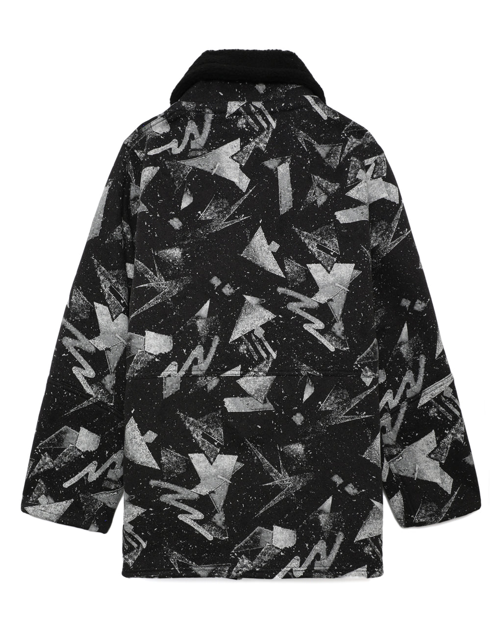 Patterned padded coat