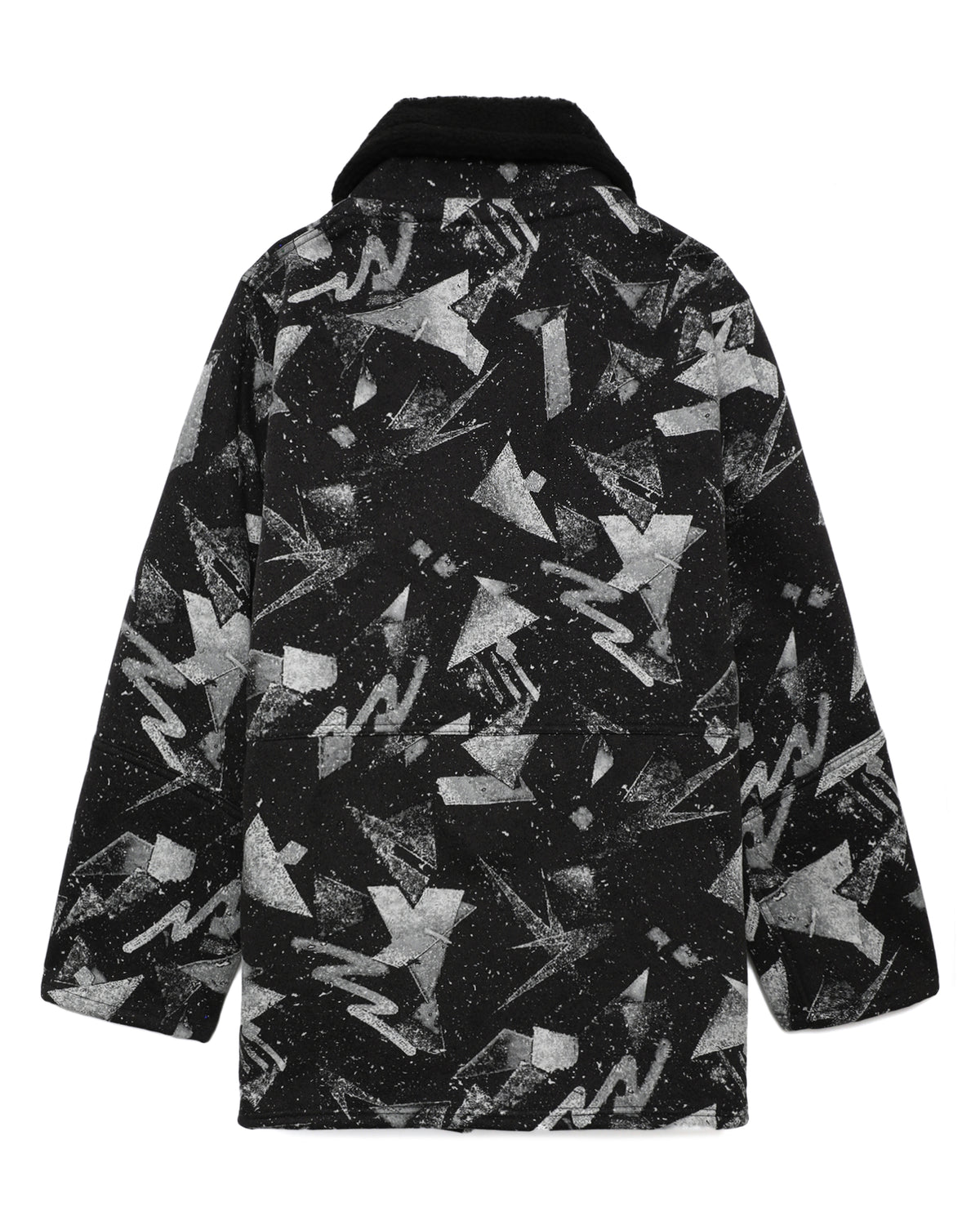 Patterned padded coat