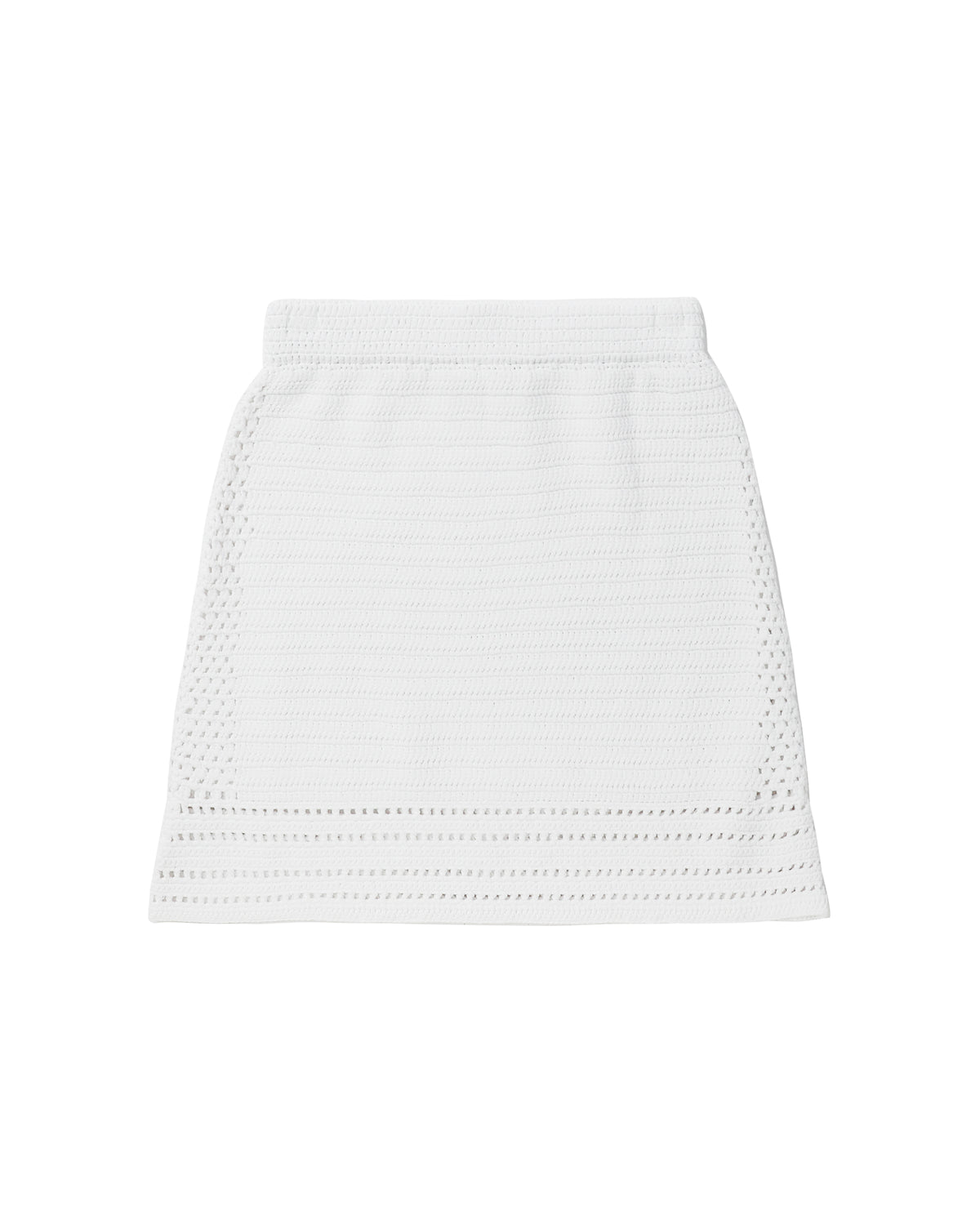 Crochet mini skirt