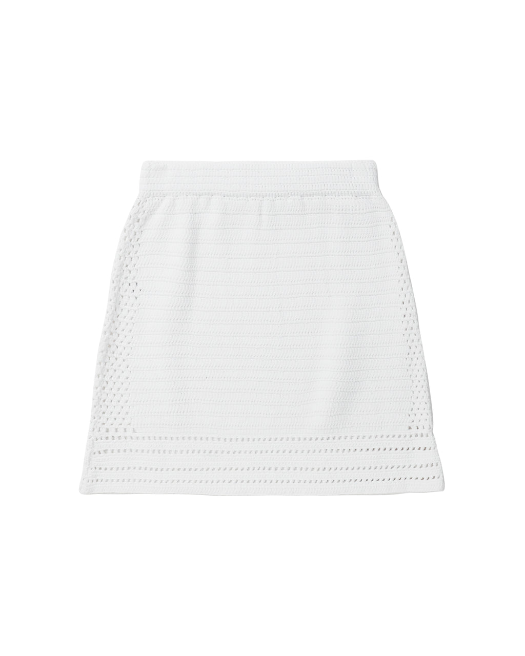 Crochet mini skirt