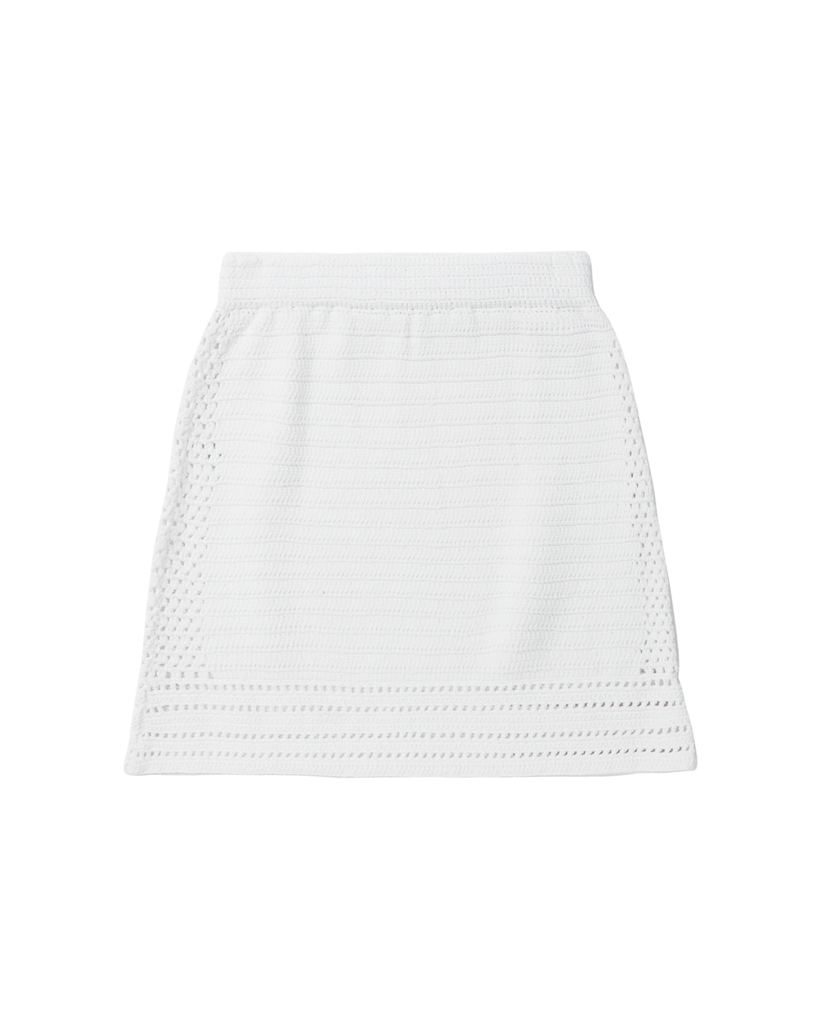 Crochet mini skirt