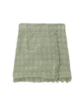Fringed tweed skirt