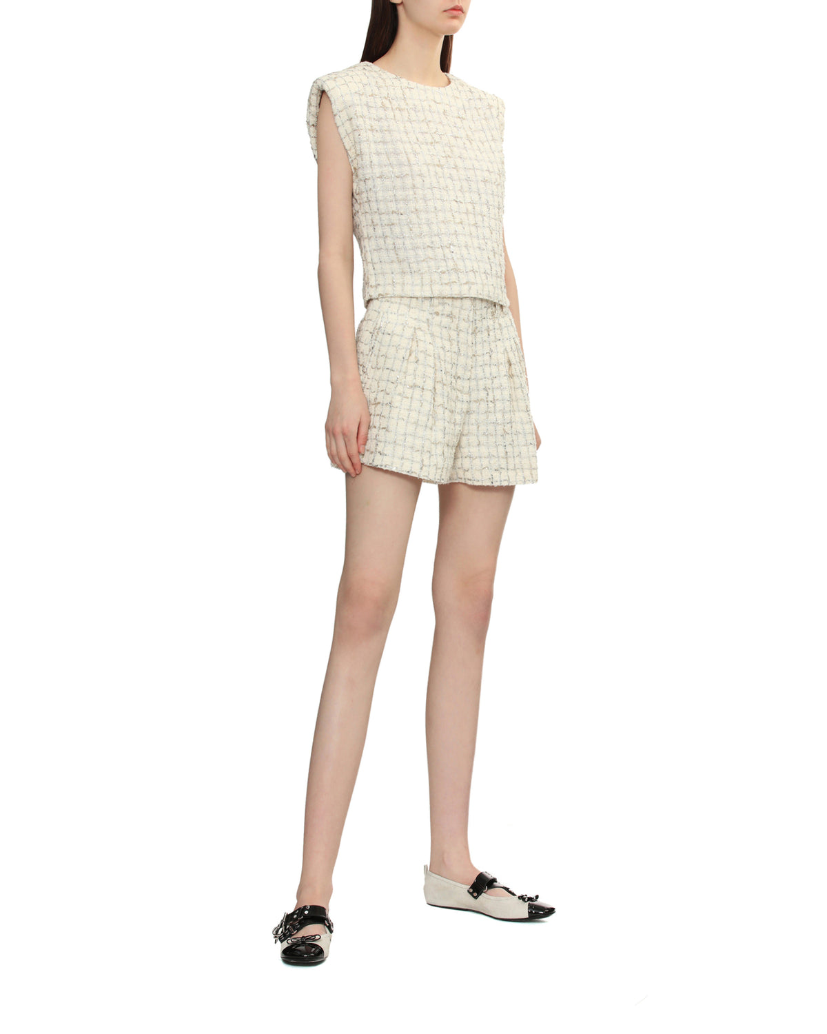 Tweed shorts