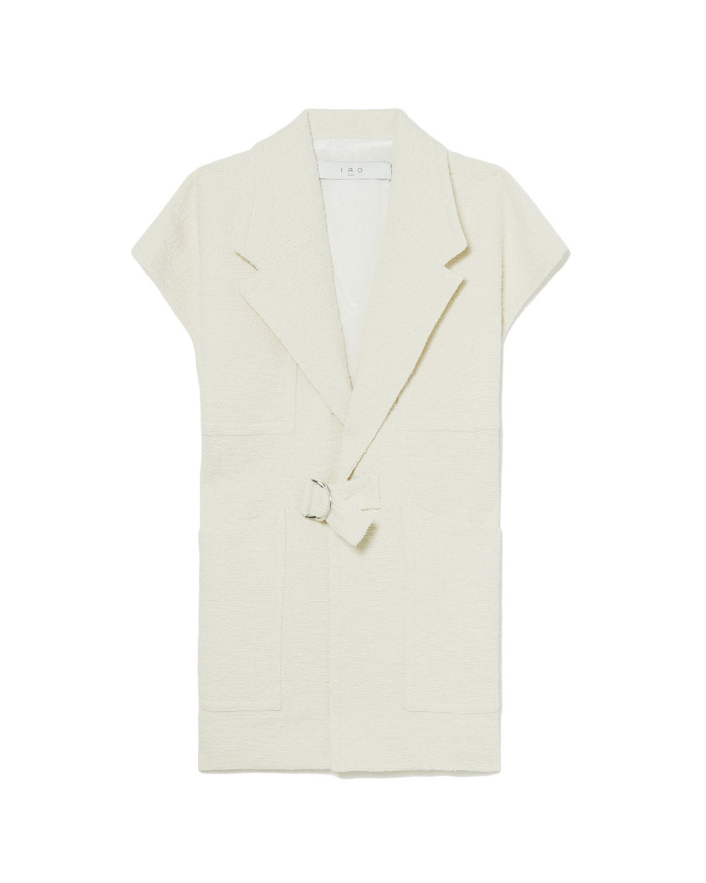 Textured vest jacket