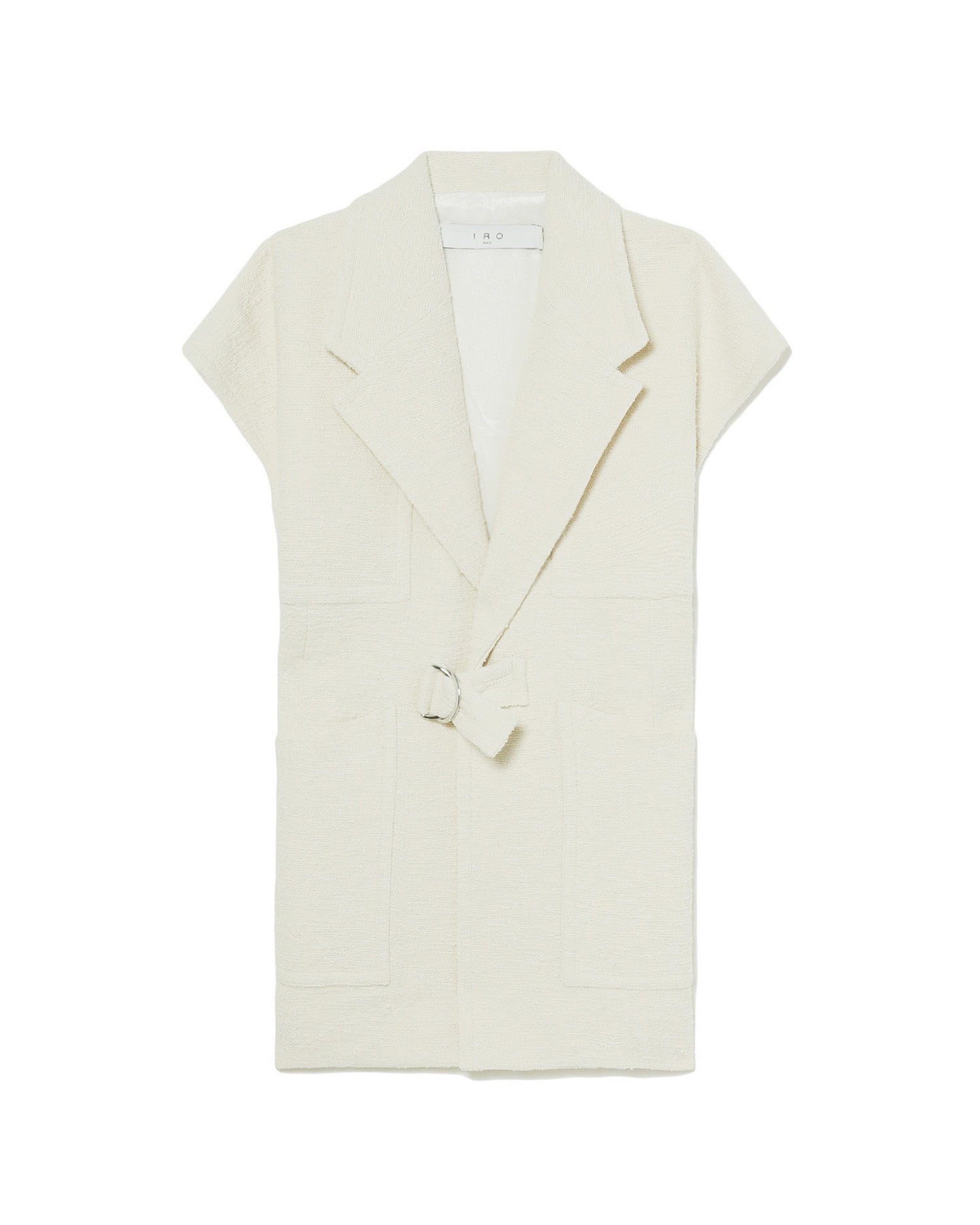 Textured vest jacket