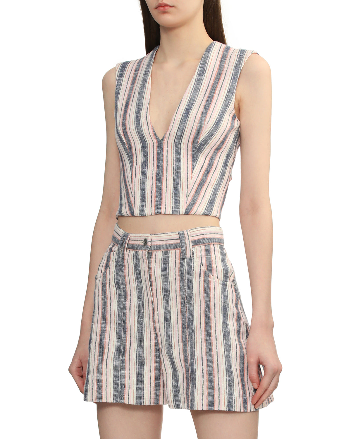Striped crop top