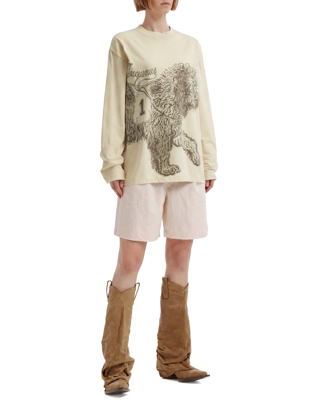 Graphic long sleeve tee