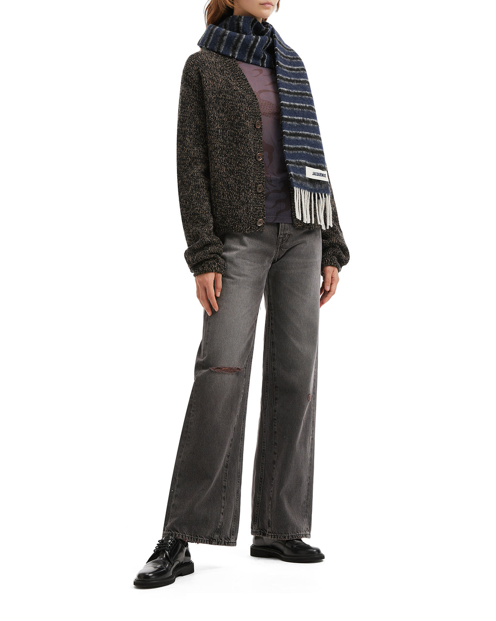 Striped scarf