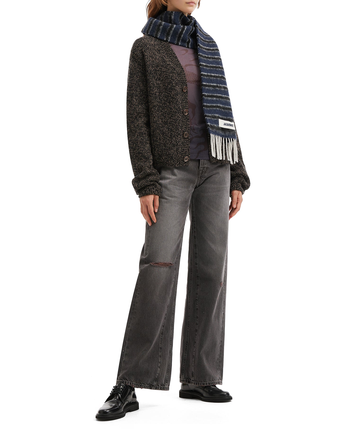 Striped scarf