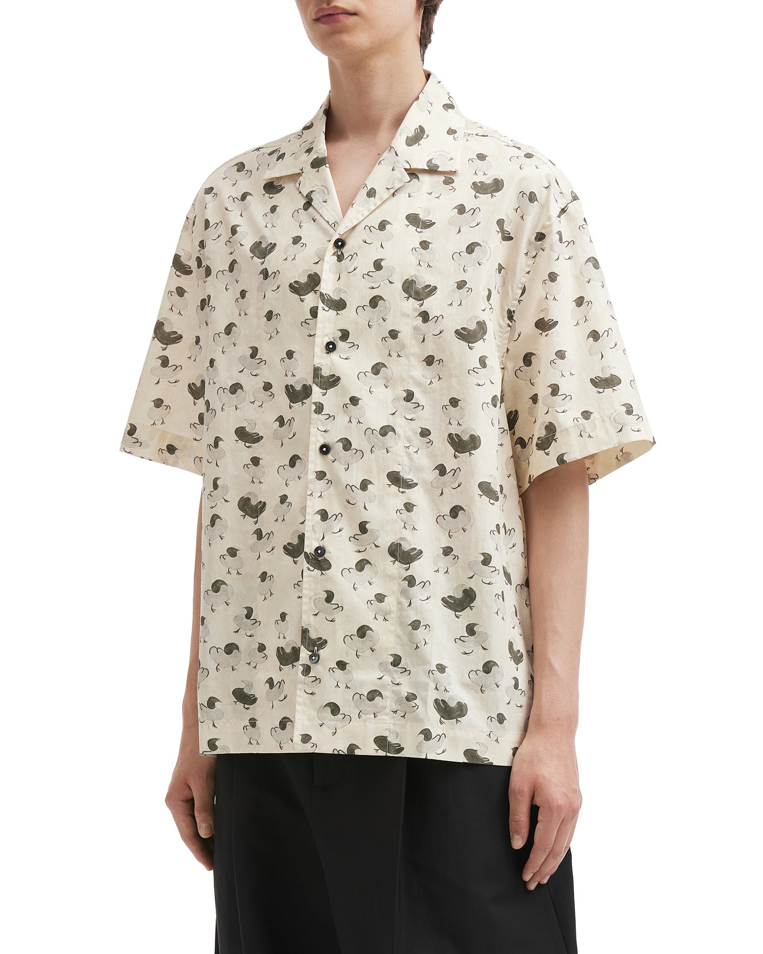 The Jean shirt duck print bowling shirt
