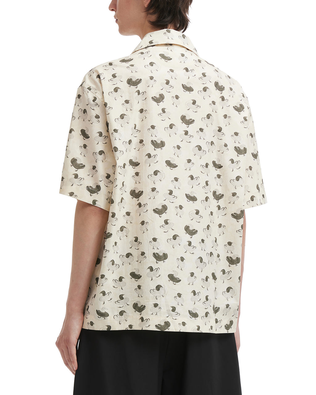 The Jean shirt duck print bowling shirt