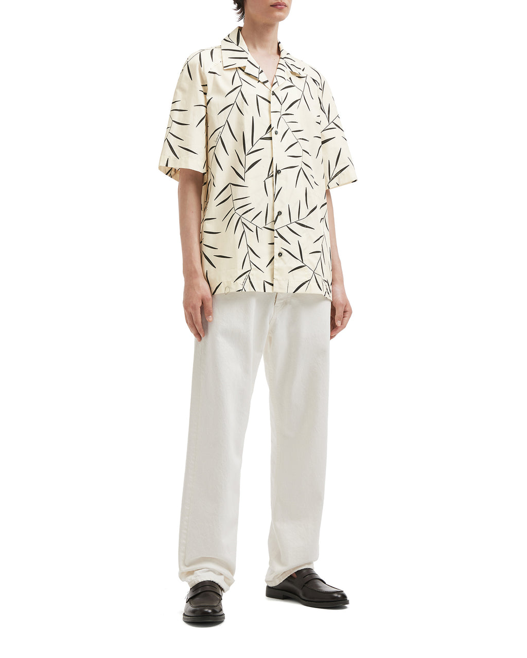 The Fonccio shirt foliage print bowling shirt