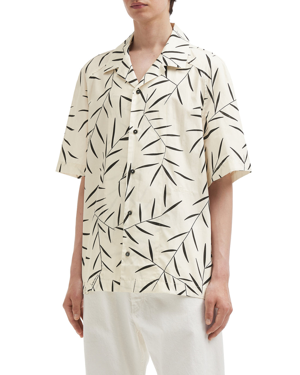 The Fonccio shirt foliage print bowling shirt