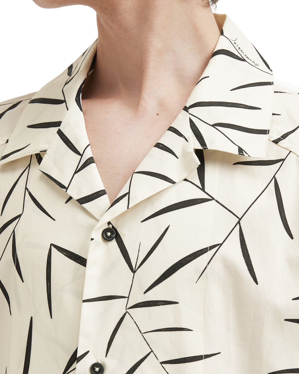 The Fonccio shirt foliage print bowling shirt
