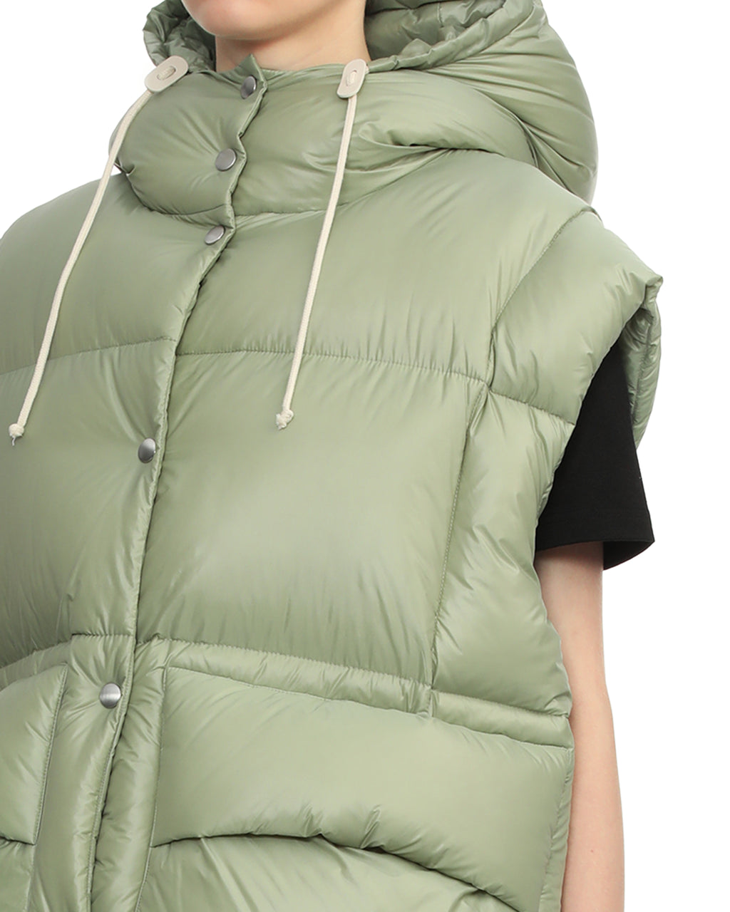 Quilted down vest