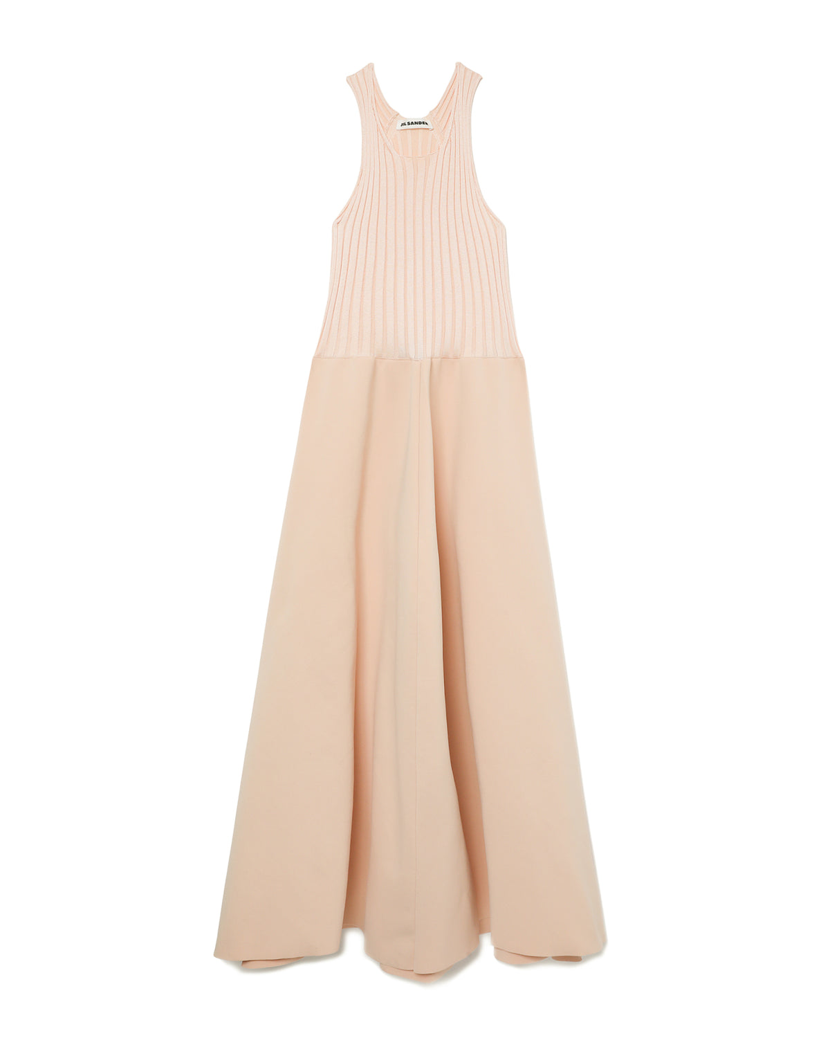 Sleeveless ribbed dress