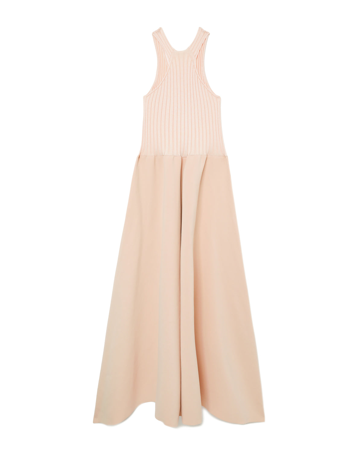 Sleeveless ribbed dress