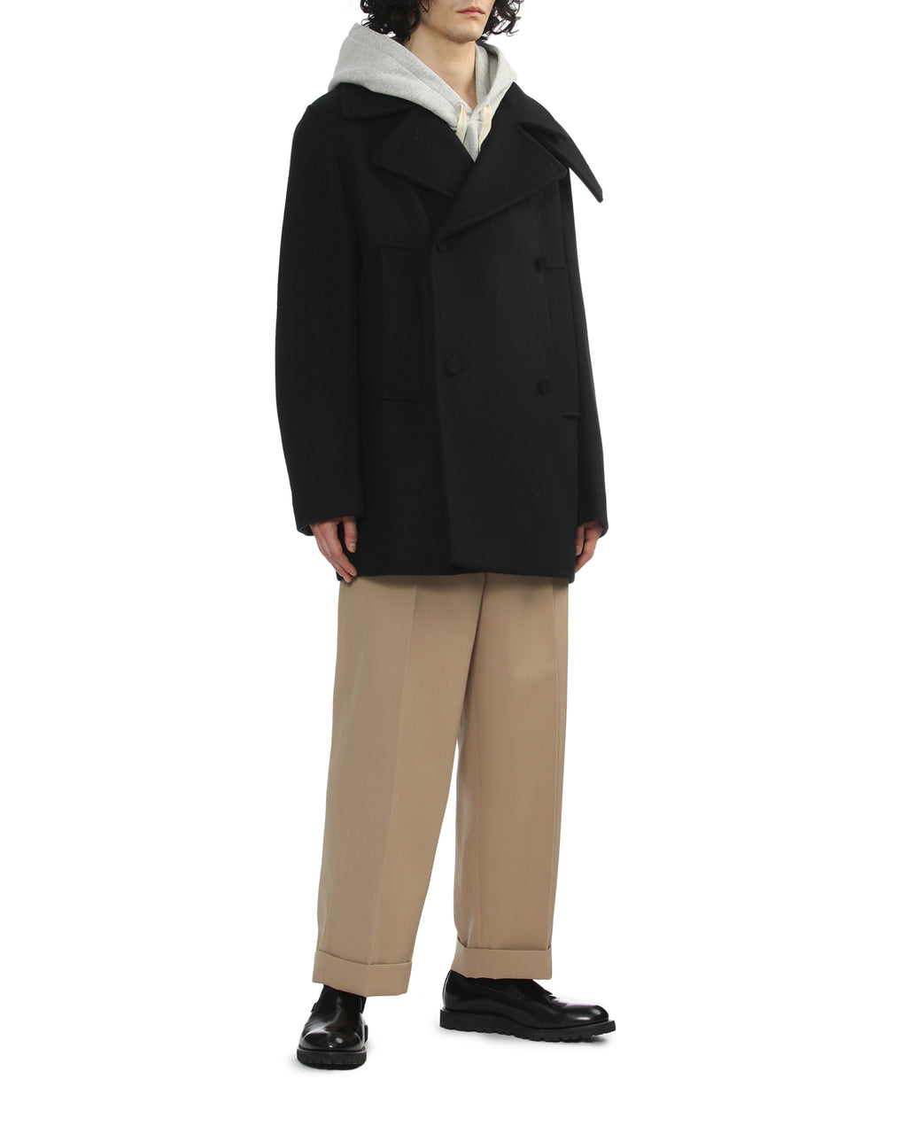 Double breasted coat