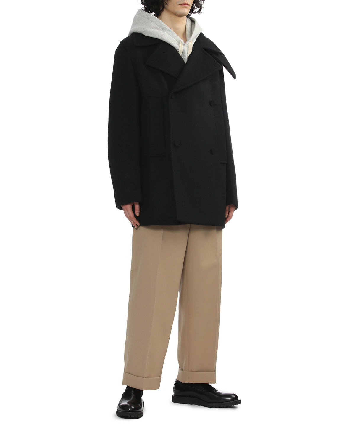 Double breasted coat