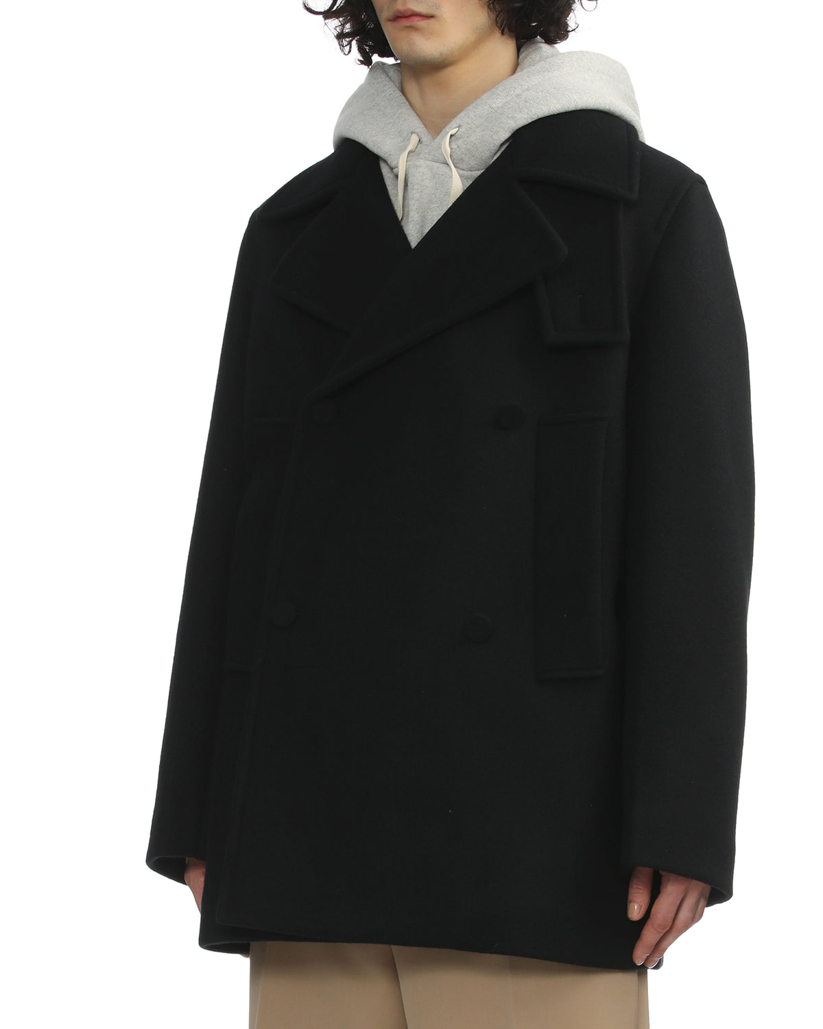 Double breasted coat