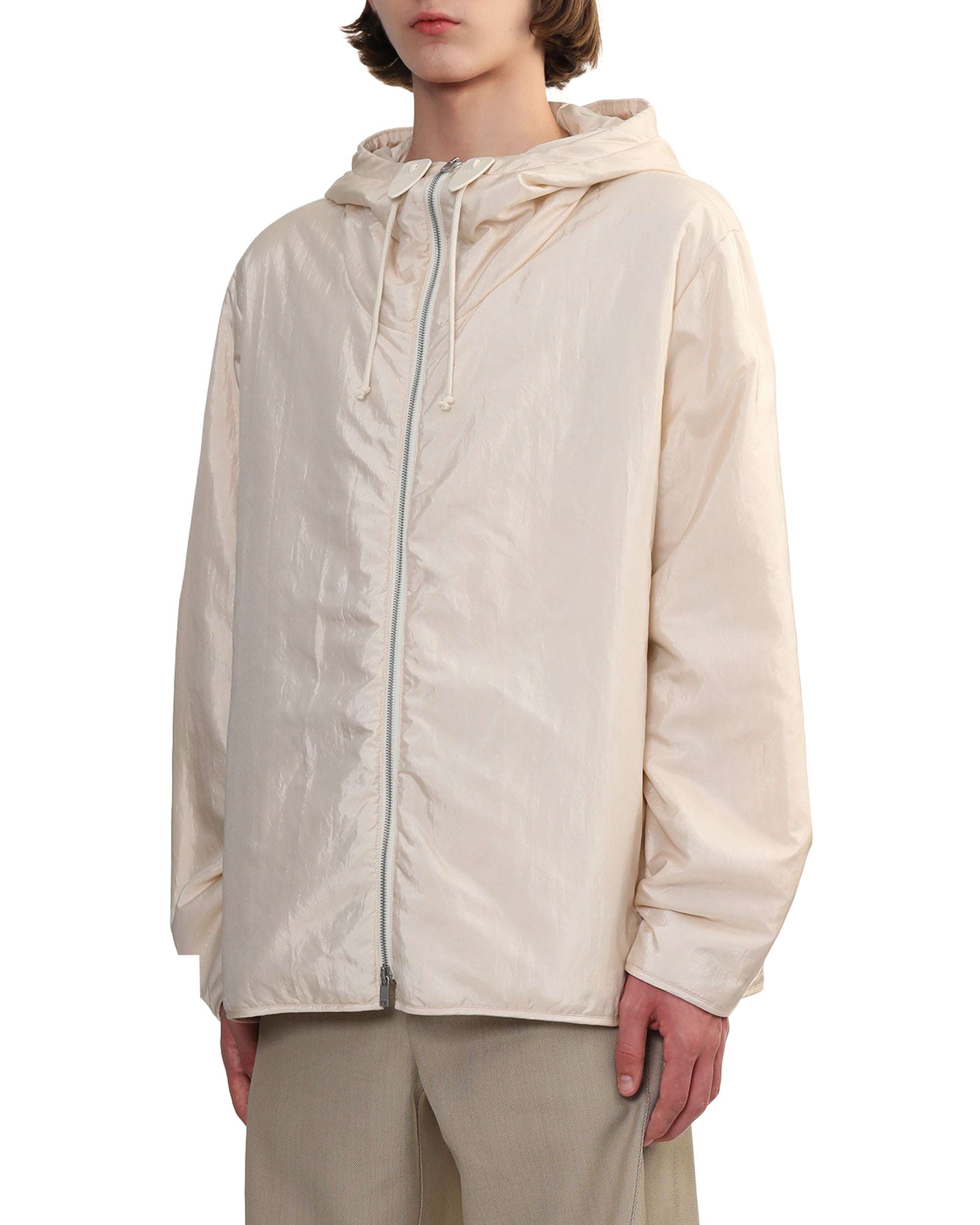 Hooded windbreaker