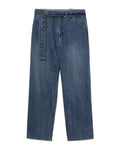 Loose denim trousers