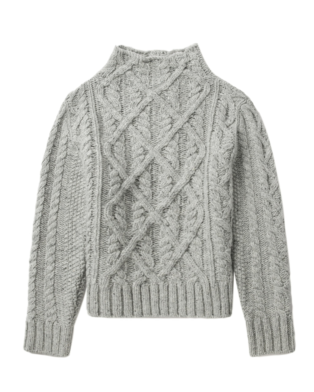 Cable knit sweater