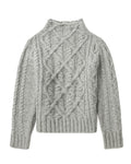 Cable knit sweater