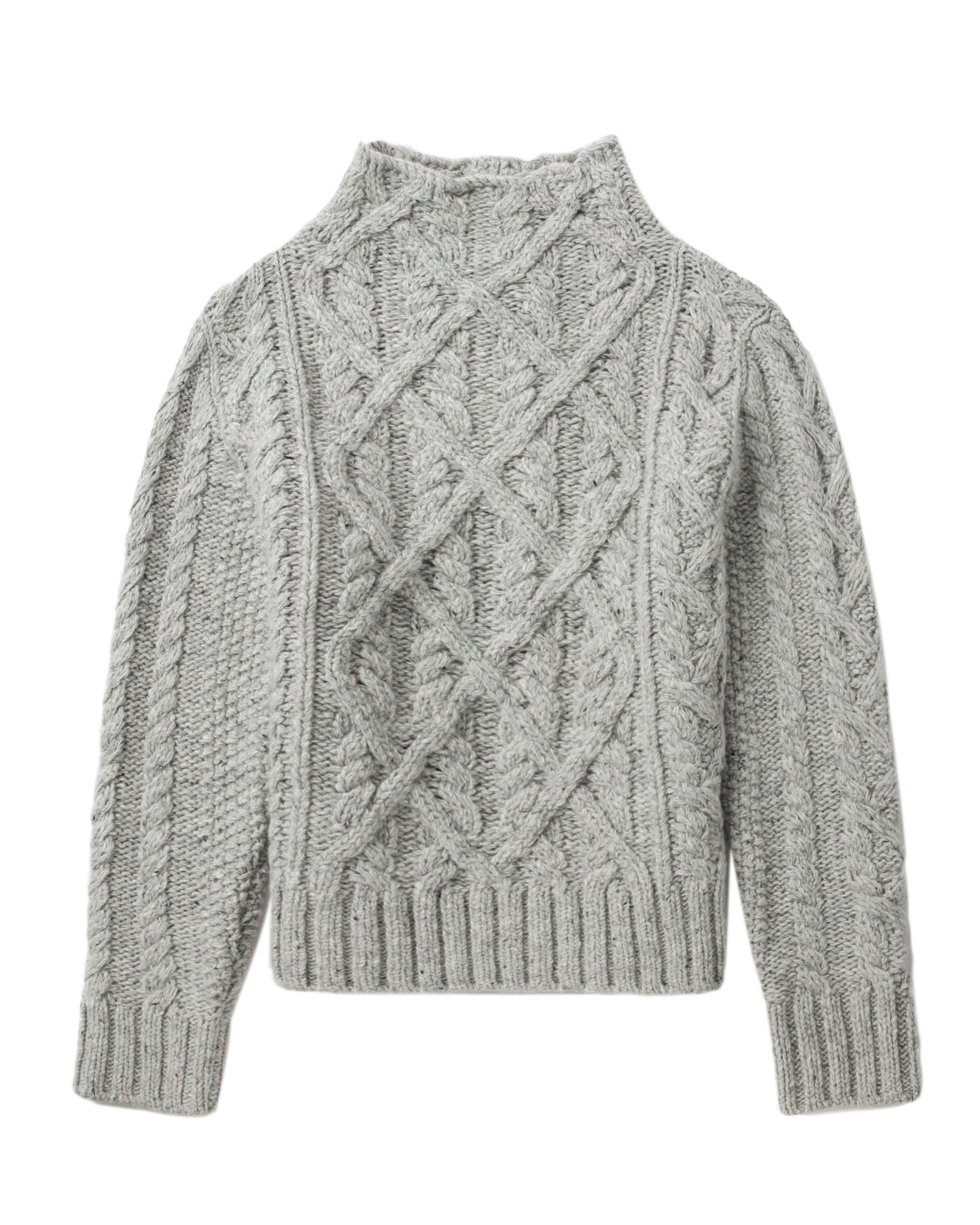 Cable knit sweater