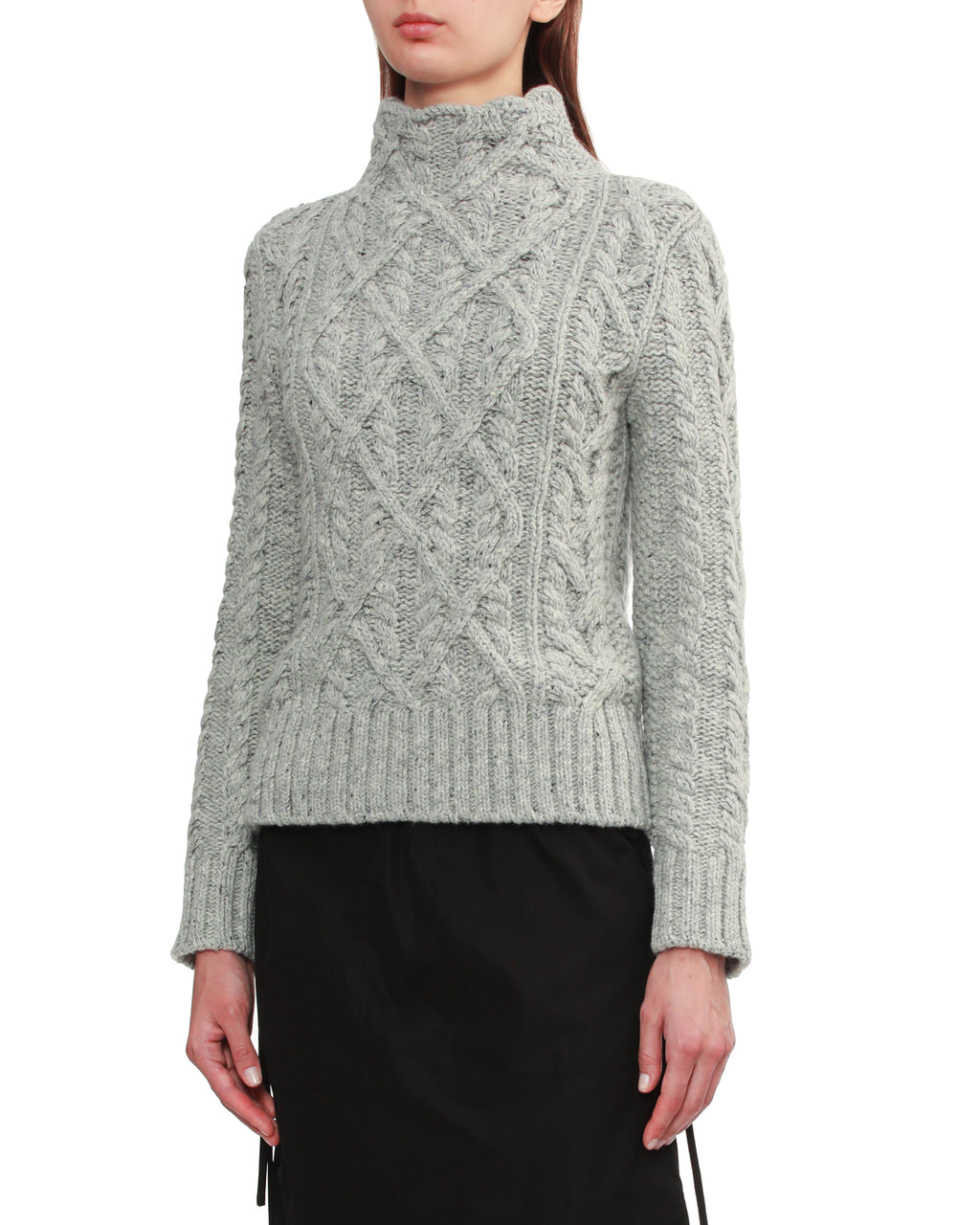 Cable knit sweater