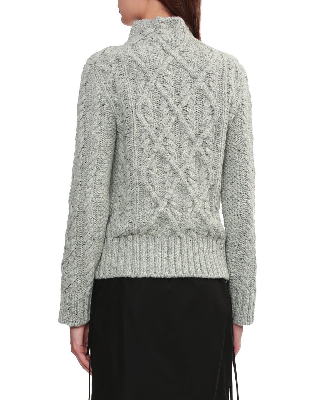 Cable knit sweater