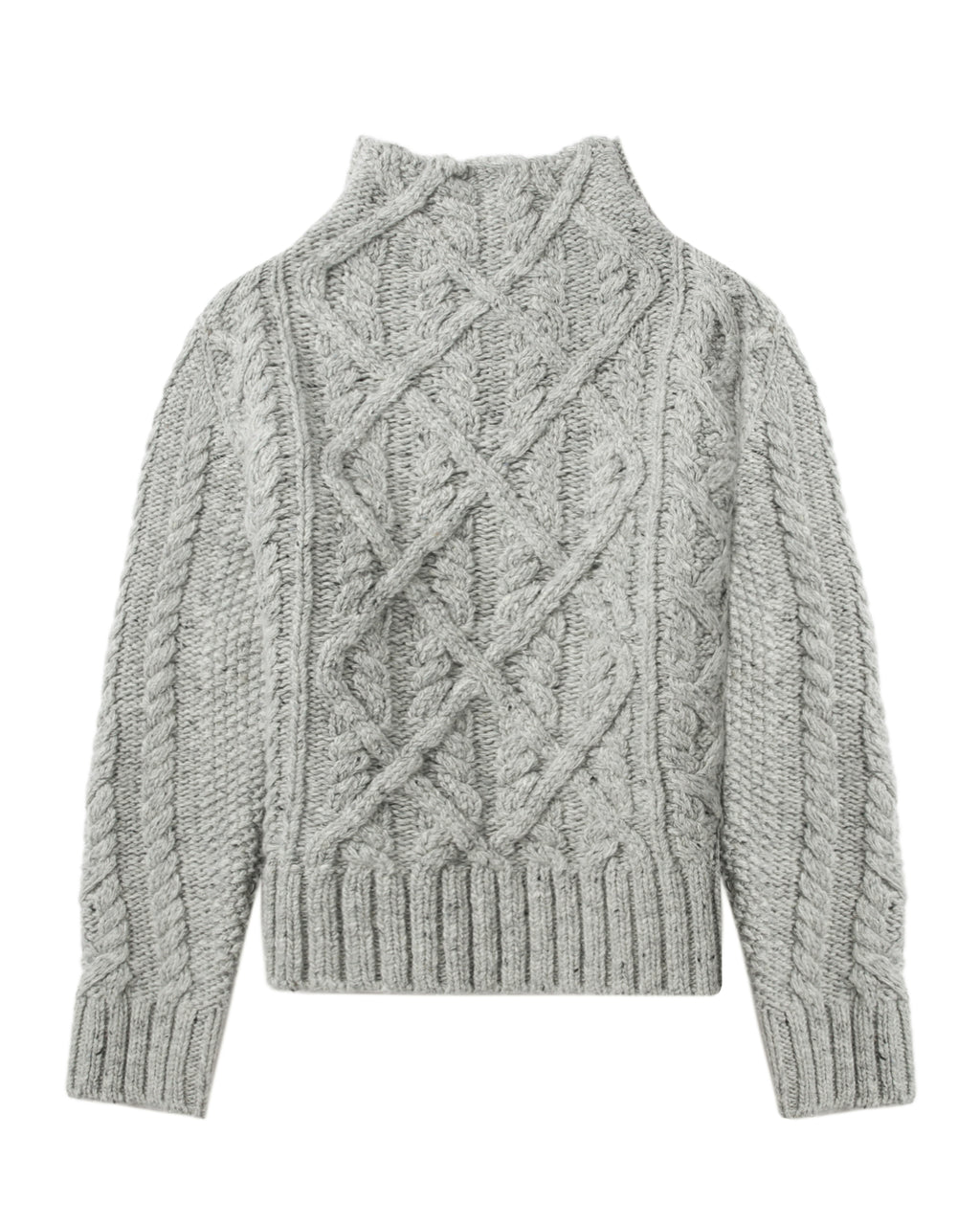 Cable knit sweater