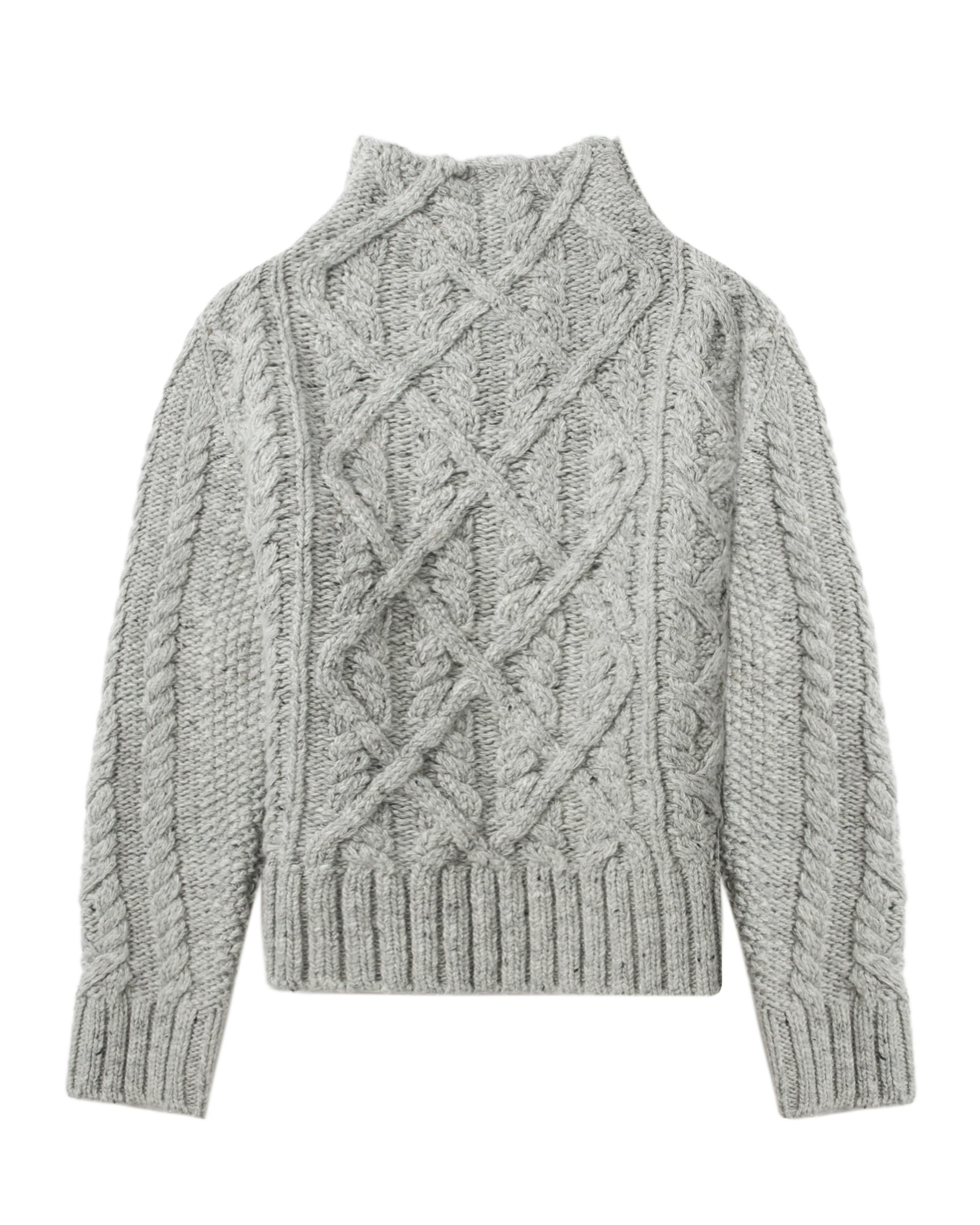 Cable knit sweater