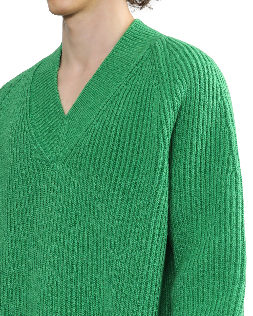 Oversized wool-blend jumper