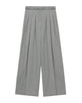 Belted wide leg pants