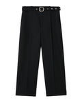 Belted trousers