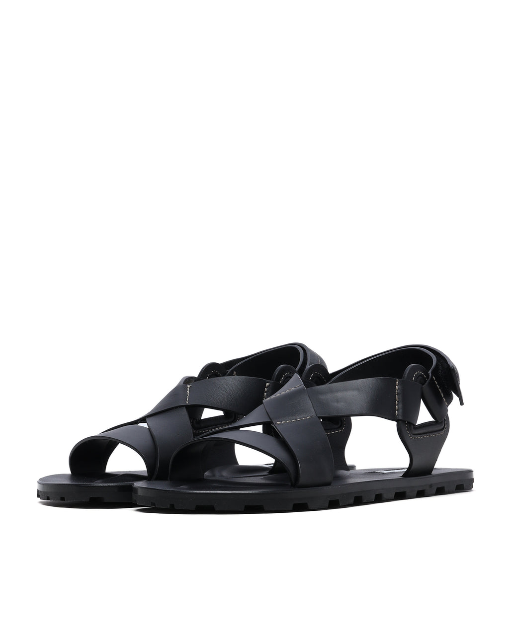 Cross-strap sandals