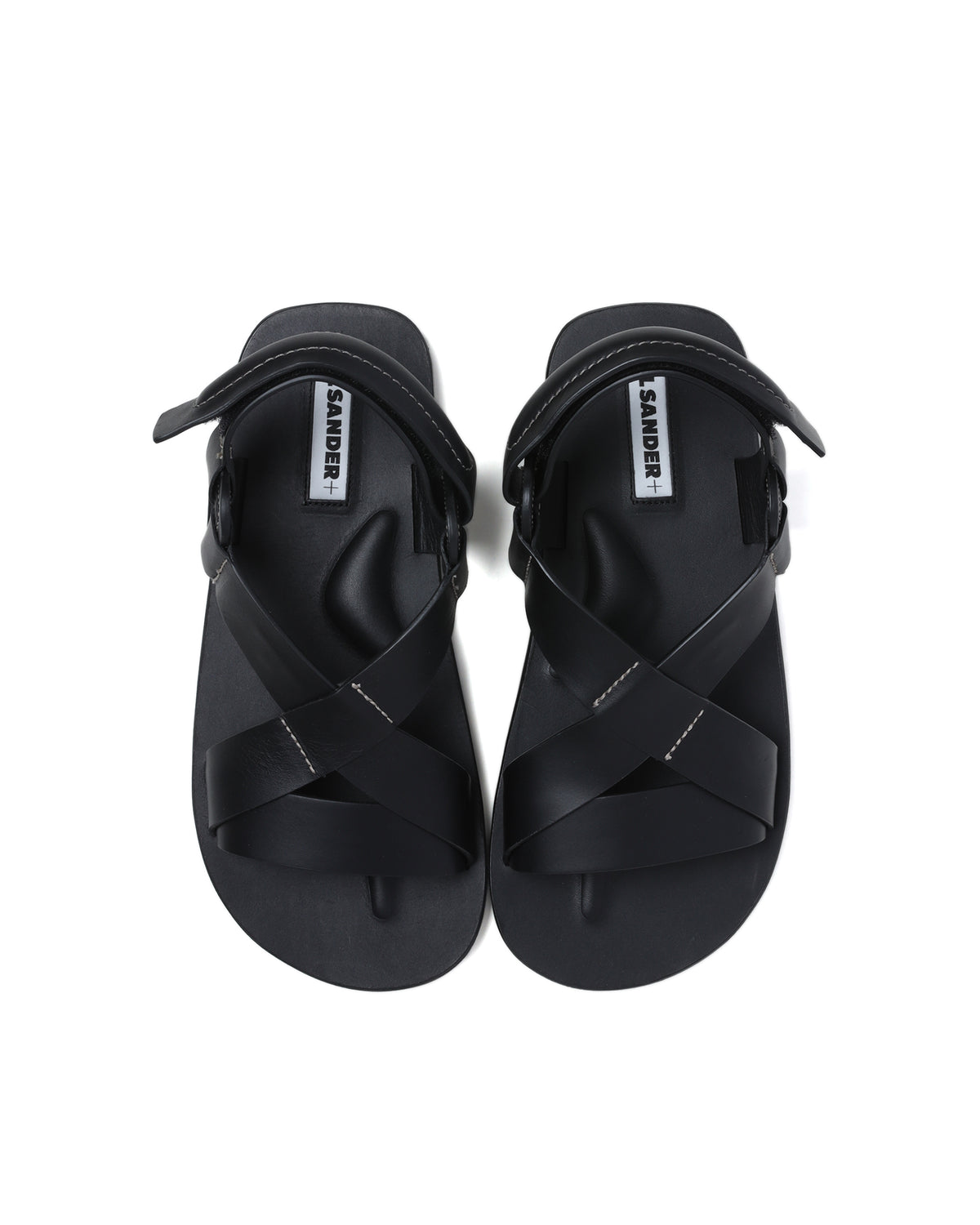 Cross-strap sandals