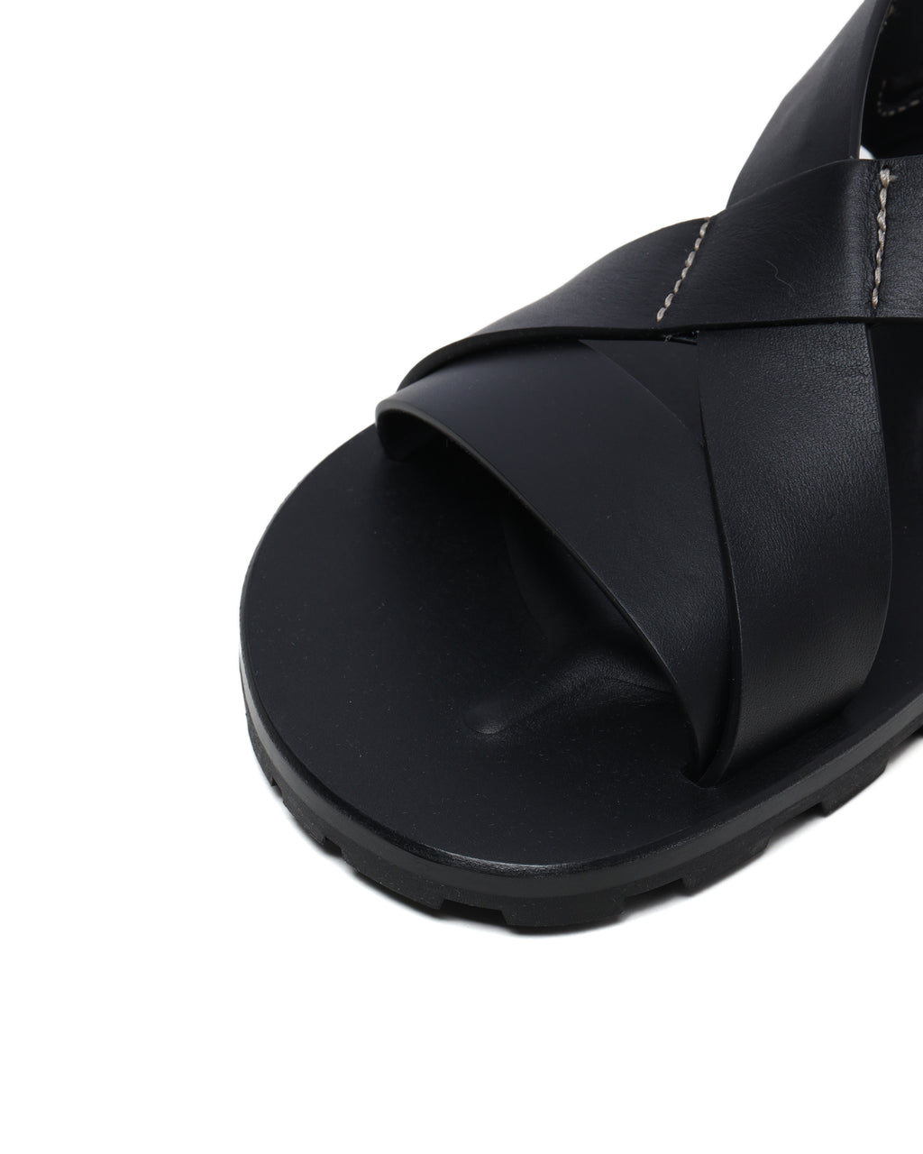 Cross-strap sandals