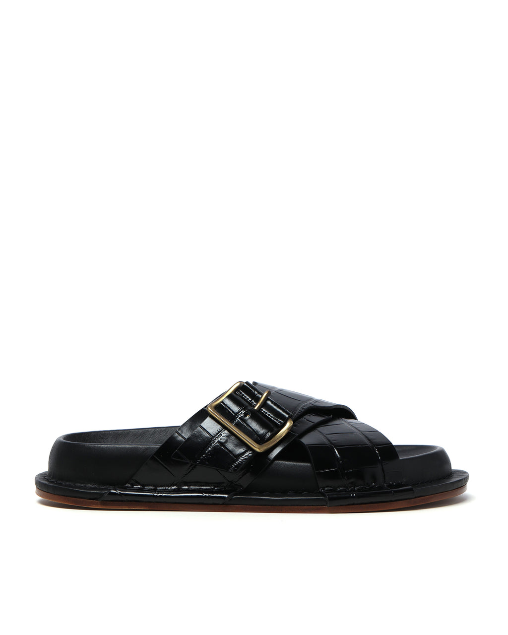 Buckle strap sandals