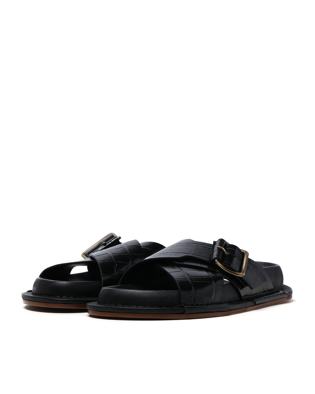 Buckle strap sandals